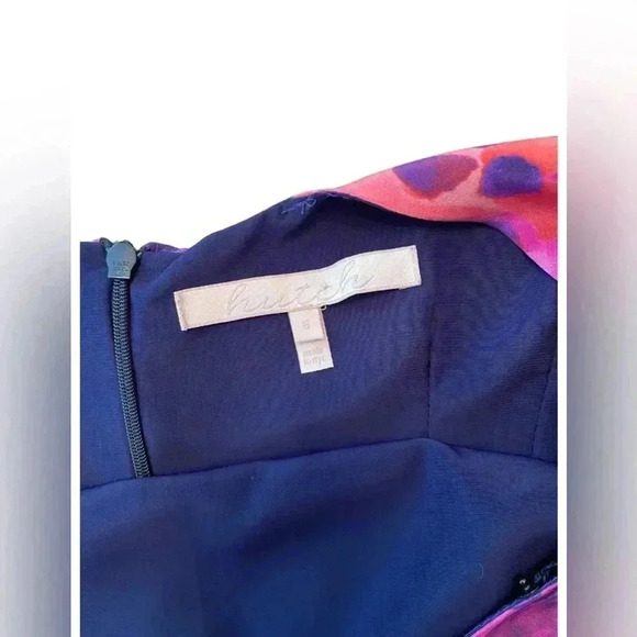 Hutch Floral Silk Scoop Back Sleeveless Dress Size 6 - Picture 10 of 10